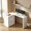 Homcom Escritorio Reversible Blanco 163 x 39 x 75 cm 2