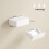 Homcom Mesitas de Noche Blanco 40 x 30 x 15 cm 4