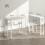 Homcom Escritorio Plegable Blanco 80 x 50 x 75 cm 3