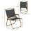 Outsunny Sillas de Camping Gris 54 x 59 x 78 cm 3