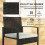 Outsunny Conjunto de Jardín Beige 58 x 55 x 76 cm 5