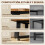 Homcom Escritorio Marrón 120 x 60 x 76 cm 5