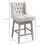 Homcom Taburetes de Bar Beige 46 x 57 x 101 cm 3