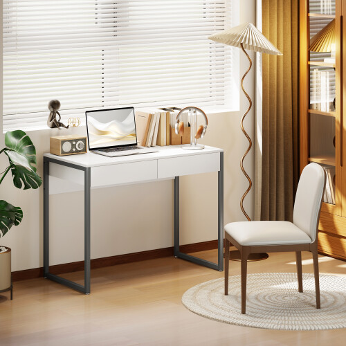 Homcom Escritorio Blanco 100 x 50 x 75 cm 1