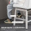 Homcom Taburetes de Bar Beige 46 x 57 x 101 cm 6