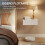 Homcom Mesitas de Noche Blanco 40 x 30 x 15 cm 4