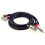 kenable Pure OFC RIGHT ANGLED 2 x RCA Phonos to Phono OFC Cable 1.5m 4