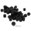 50PCS Blank Plastic Dice 0.6in Round Corner for DIY, Board Games, Math 2