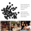50PCS Blank Plastic Dice 0.6in Round Corner for DIY, Board Games, Math 5