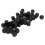 50PCS Blank Plastic Dice 0.6in Round Corner for DIY, Board Games, Math 11
