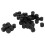 50PCS Blank Plastic Dice 0.6in Round Corner for DIY, Board Games, Math 14