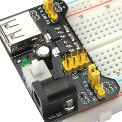 10PCS for MB102 Breadboard Power Supply Module 2-Way 3.3V 5V for MB102 Breadboard Module 2
