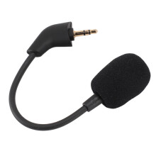 Microfono da gioco cablato da 3,5 mm, a condensatore onnidirezionale, smontabile, sostituzione per cuffie