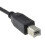kenable USB 2.0 24AWG High Speed Cable Printer Lead A to B BLACK  1.8m 3