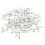 Round White  6mm Cable Clips Secure Fastenings Cables [100 Pack] 3