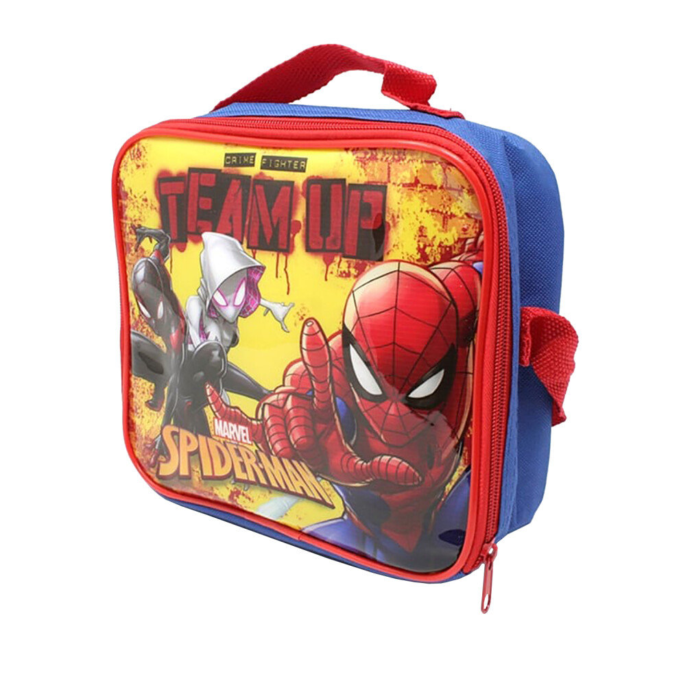 Marvel Spider-Man Team-Up Insulated Lunch Bag Blue
