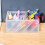Transparent Multifunction Plastic Desktop Pencil Organizer, Inclined Box 10