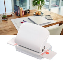 Portable Book Binding Machine with Multi Holes Manual White for Office & Home