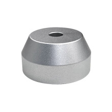 2 Pièces Adaptateur de Dôme de Disque Vinyle Universel 45 Tr / Min Accessoires en Aluminium pour Platine Vinyle 7 Pouces EP Record