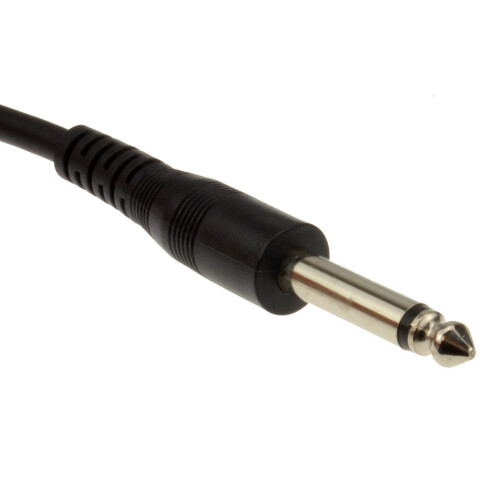kenable 6.35mm Mono Jack Plug to XLR Socket Microphone Cable 3m 1
