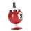 Cendrier de billard rouge avec couvercle 9,5 cm x 16,7 cm 2