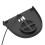 2X Wall Mounted Audio Support  Speaker Holder Sound Box Stand Prevent Falling for  Black 2