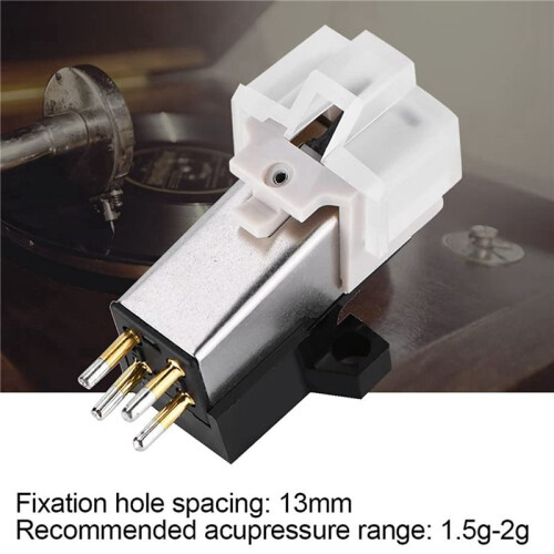 5X Vinyl Record Player Headshell Cartridges  Mount with Elliptical Turntable Stylus Needle 1