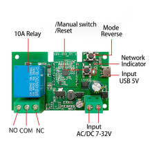 WiFi EWeLink DIY Timer 1CH 7-32V RF433 2.4G WiFi Smartlife Home Automation Module for Alexa Home