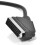 kenable Black Round Scart Cable 21 Pins With Nickel Plated Ends 3m 2
