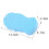 12X Magic Exfoliating Bath Sponge, Extra Soft Exfoliating Bath Sponge, Removes Dead Skin, Reusable 8