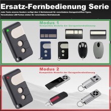 2X 433,92 MHz Garagedeuropener Afstandsbediening voor Chamberlain MotorLift LiftMaster TX4RUNI, 84335EML, 94333E, 4335EML