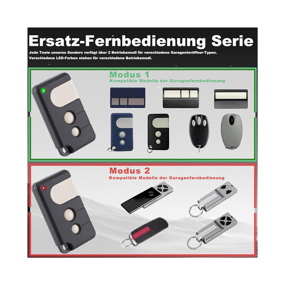 2X 433.92Mhz Garage Door Opener Remote Control For Chamberlain Motorlift Liftmaster Tx4runi, 84335Eml, 94333E, 4335Eml 6032248876288