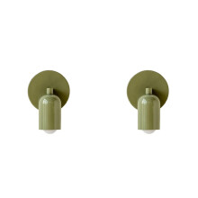 2X Colorful Nordic Wall Mounted Lamp for Bedroom Hotel Decoration Sconce Light Background Modern Led Lighting E27,A