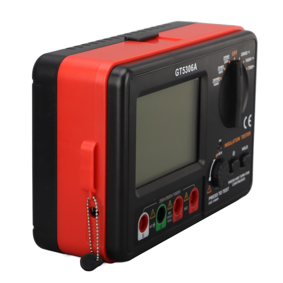 Digital Insulation Tester 1000V Hd Display Dark