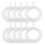 100Pcs 8 Inch Sublimation Wind Spinner Blanks 3D Wind Spinners Hanging Wind Spinners 2