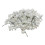 Round White  7mm Cable Clips Secure Fastenings Cables [100 Pack] 3