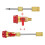 2X R134A Ventil Core Quick Remover Installer Hög-/Lågtrycks Ventil Core Remover Tool för Kylmedelsluftkonditionering 8