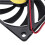 2pcs 80mm 2 Pin Connector Cooling Fan Low Pressure for PC Computer Case CPU Cooler Radiator 9