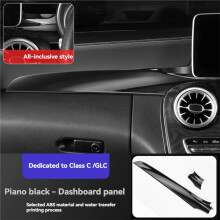 RHD Car Dashboard Trim Strip for GLC C-Class W205 C180 X253 GLC260 2015-2022 Air Outlet Panel Trim Cover B