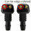 6X Car Front Windshield Universal Washer Wiper Water Spray Nozzle with Install Buckle 6