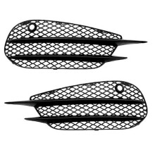 Car Front Bumper Grill Grid Fog Light Cover for - C-Class W205 C180 C200 C260 2015-2018 AMG Modification