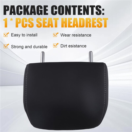 Car Rear Left Right  Headrest for  Octavia 2015-2022 Black 1