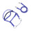 Blue Nylon Bridle Rope, Model Rope, Size L Cap 15