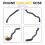 Engine Coolant Hose Radiator Hose for  Cayenne GTS S Turbo 958 2011-2018 2