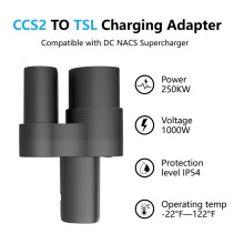 250A  CCS2 to NACS Adapter Charging Connector for  EV Adapter Charger Connect Adapter Fast Charging Adapter Plug