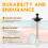 Drift Tuning Adjustable Short Shifter Lever with Knob for  E30 E36 E46 E34 E39 Z3 265mm Gear Transmission Silver 5