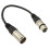PULSE 3 Pin XLR Plug to 5 Pin DMX Female Socket Adapter Cable 20cm 1