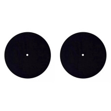 2X  Turntable Platter Mat Slip Mat Audiophile 3mm Thick Turntable Mat for LP Vinyl Record Audio