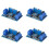 4X Current to Voltage Module 0/4-20mA to 0-3.3V 5V 10V Voltage Transmitter S08 1