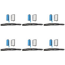 6X Kit Riparazione Flap Riscaldatore Aria Condizionata un Doppia Zona per Auto 6480E3 per  407 2004-2016  C5 2001-2008